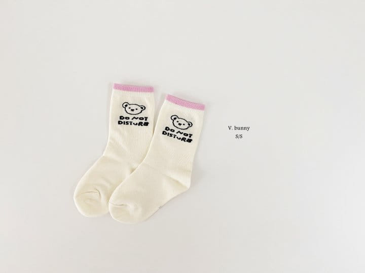 V Bunny - Korean Children Fashion - #kidzfashiontrend - Rose Socks Set - 6