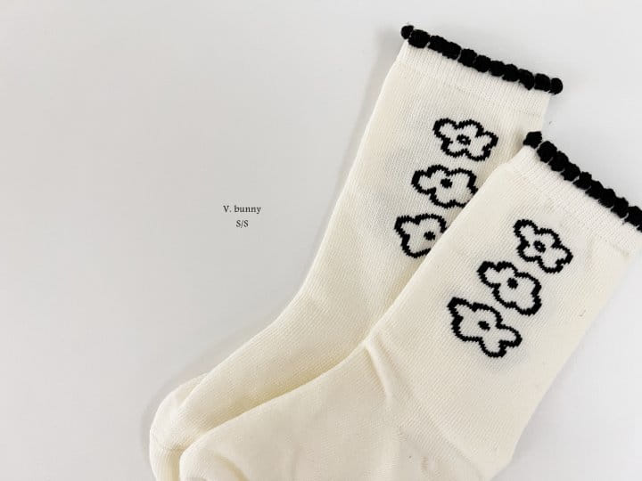 V Bunny - Korean Children Fashion - #kidsstore - Dot Socks Set - 4