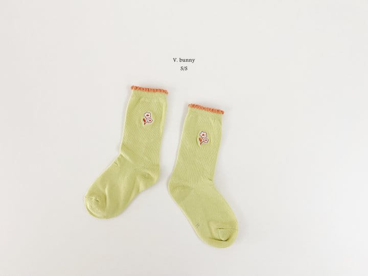 V Bunny - Korean Children Fashion - #littlefashionista - Spring Socks Set - 7