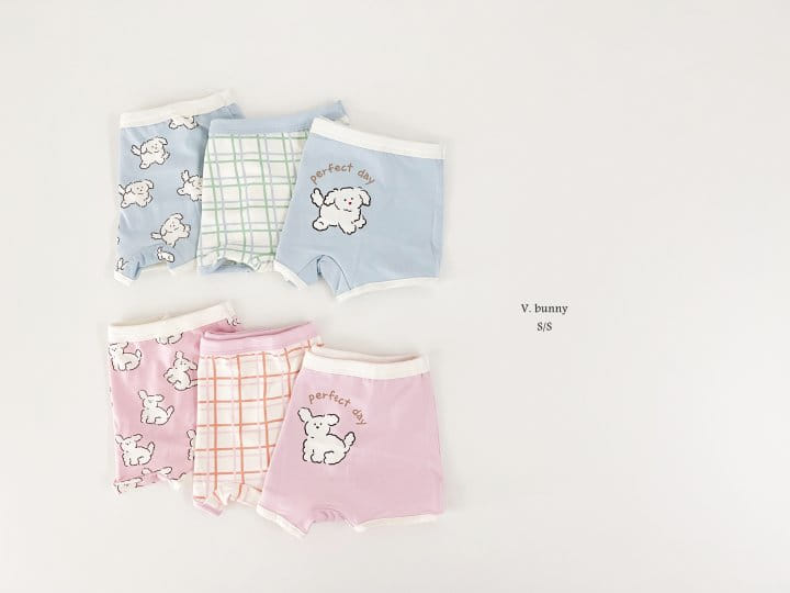 V Bunny - Korean Children Fashion - #toddlerclothing - Beagle Underwear Set - 3