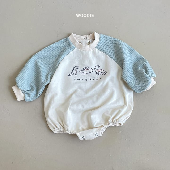 Woodie - Korean Baby Fashion - #babyboutique - Dino Bodysuit - 6