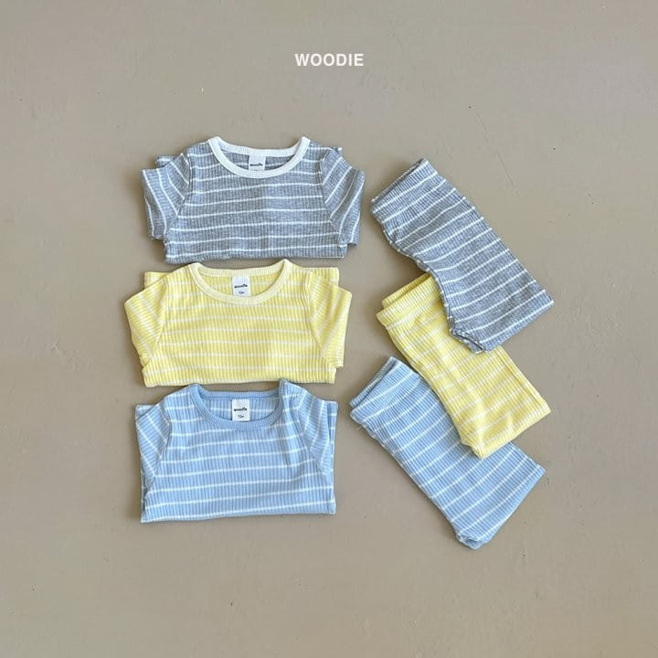 Woodie - Korean Baby Fashion - #babyboutique - Stripes Easywear - 2