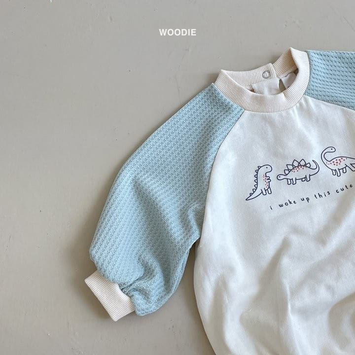 Woodie - Korean Baby Fashion - #babyboutiqueclothing - Dino Bodysuit - 7