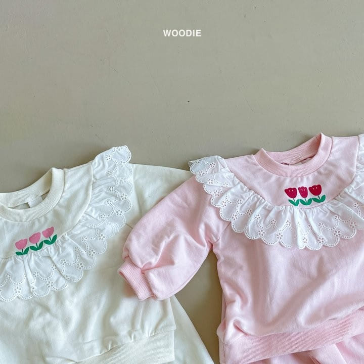 Woodie - Korean Baby Fashion - #babyfever - Luby Top Bottom Set