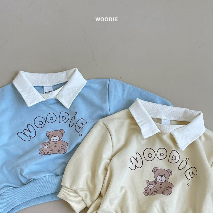 Woodie - Korean Baby Fashion - #babygirlfashion - Collar Tee