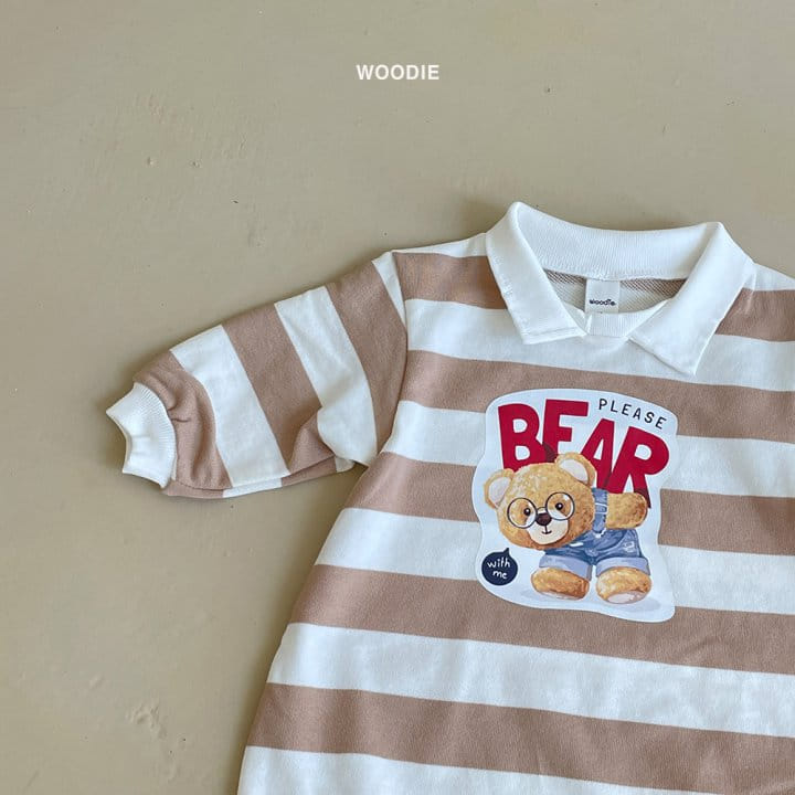 Woodie - Korean Baby Fashion - #babygirlfashion - Piggyback Bodysuit - 4