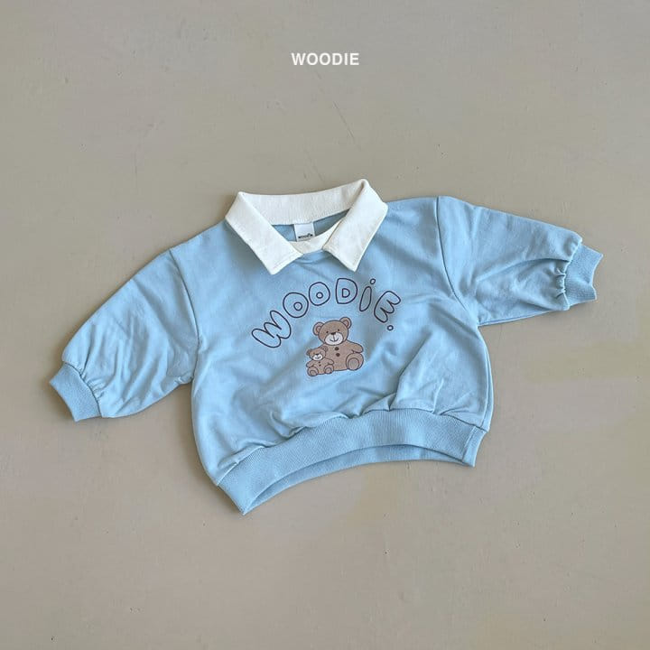 Woodie - Korean Baby Fashion - #babylifestyle - Collar Tee - 2