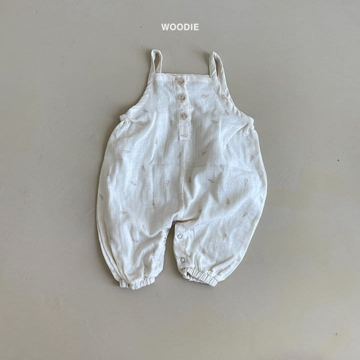 Woodie - Korean Baby Fashion - #babyoninstagram - Chu Cream Bodysuit - 6