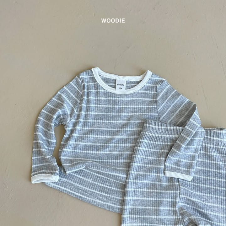 Woodie - Korean Baby Fashion - #babyootd - Stripes Easywear - 10