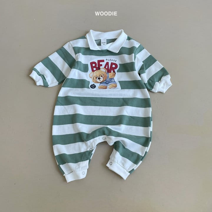 Woodie - Korean Baby Fashion - #babyootd - Piggyback Bodysuit - 6