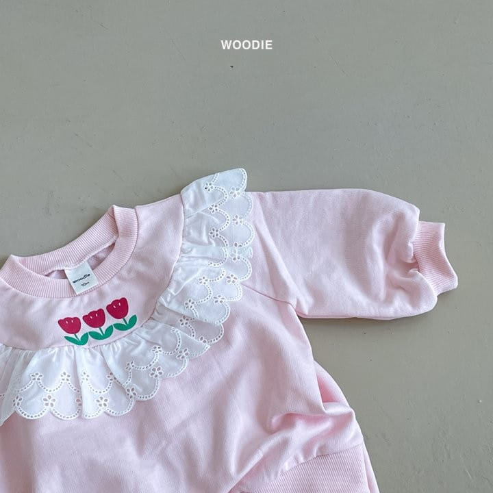 Woodie - Korean Baby Fashion - #babyoutfit - Luby Top Bottom Set - 7