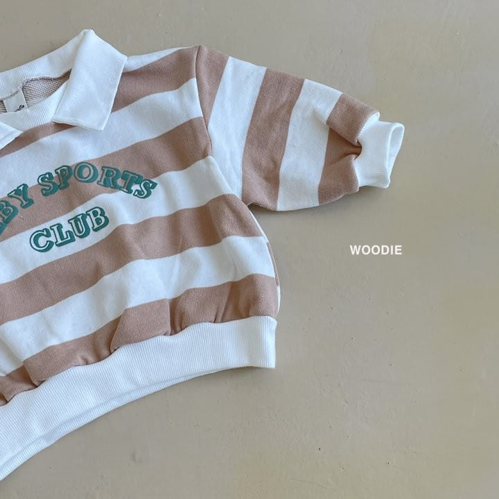 Woodie - Korean Baby Fashion - #babyoutfit - Ddangkkang Collar Tee - 4