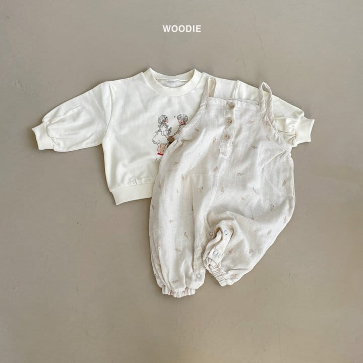 Woodie - Korean Baby Fashion - #babyoutfit - Chu Cream Bodysuit - 9