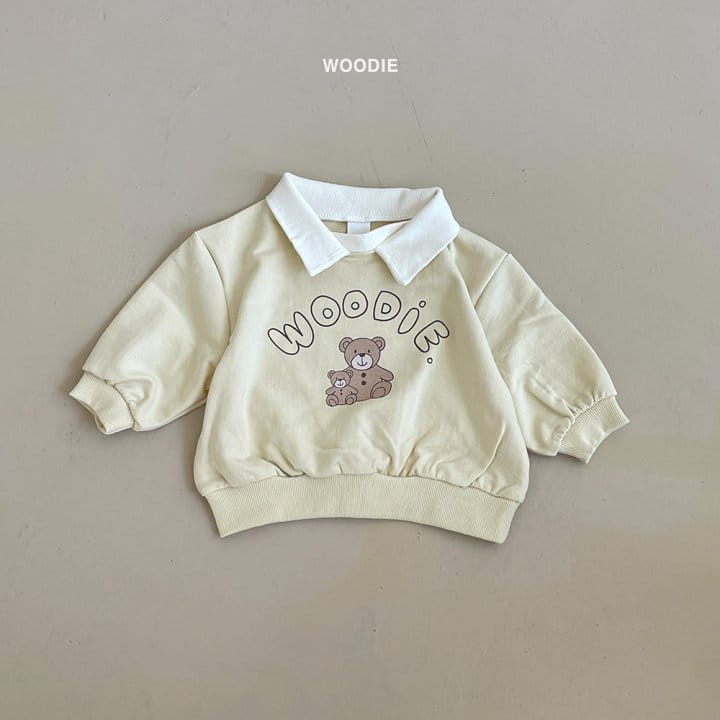 Woodie - Korean Baby Fashion - #babyoutfit - Collar Tee - 5