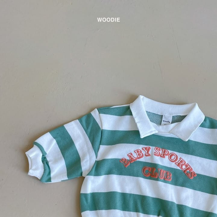 Woodie - Korean Baby Fashion - #onlinebabyboutique - Ddangkkang Collar Tee - 6