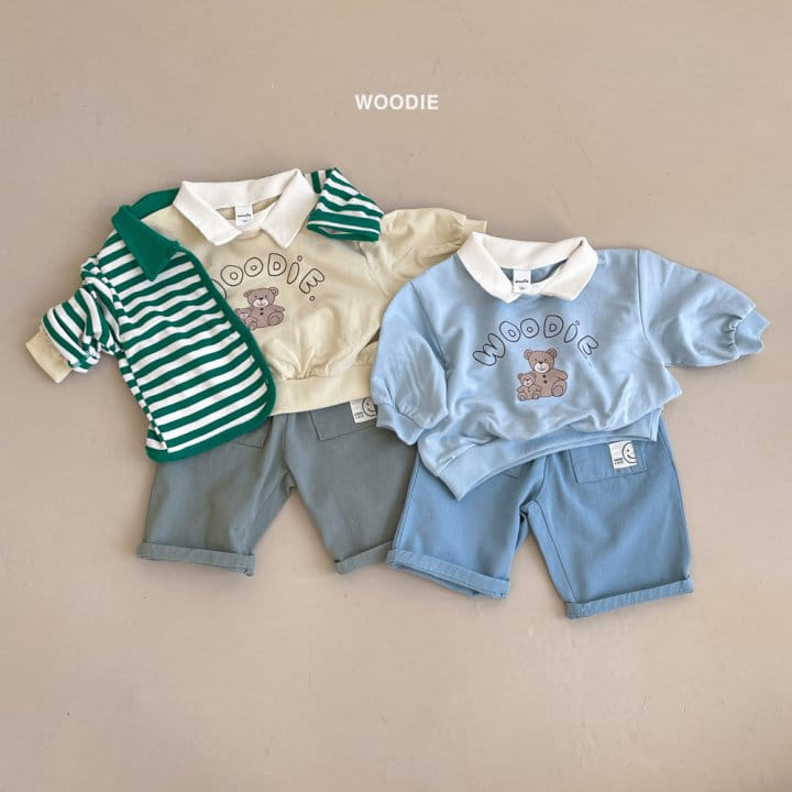 Woodie - Korean Baby Fashion - #onlinebabyboutique - Collar Tee - 8