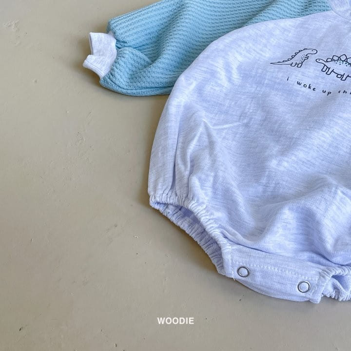 Woodie - Korean Baby Fashion - #smilingbaby - Dino Bodysuit - 5