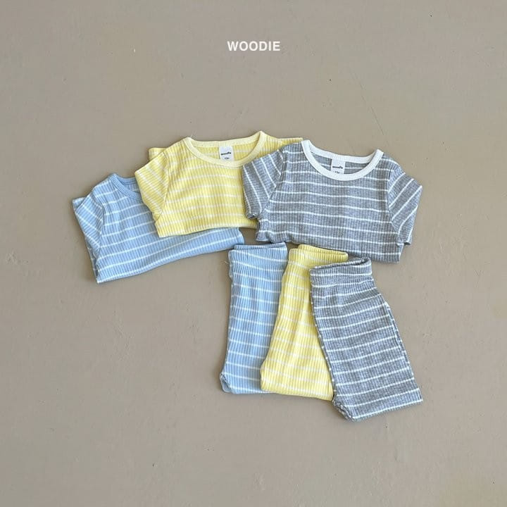 Woodie - Korean Baby Fashion - #smilingbaby - Stripes Easywear