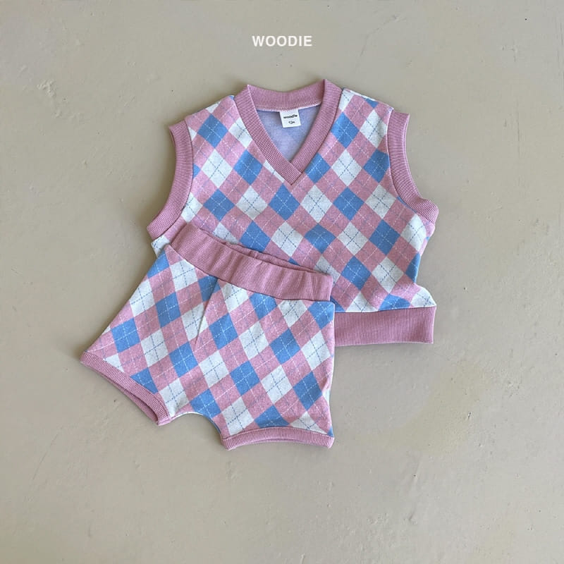 Woodie - Korean Children Fashion - #fashionkids - Gyle Vest Top Bottom Set