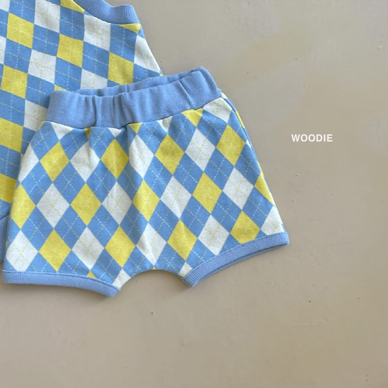 Woodie - Korean Children Fashion - #littlefashionista - Gyle Vest Top Bottom Set - 6