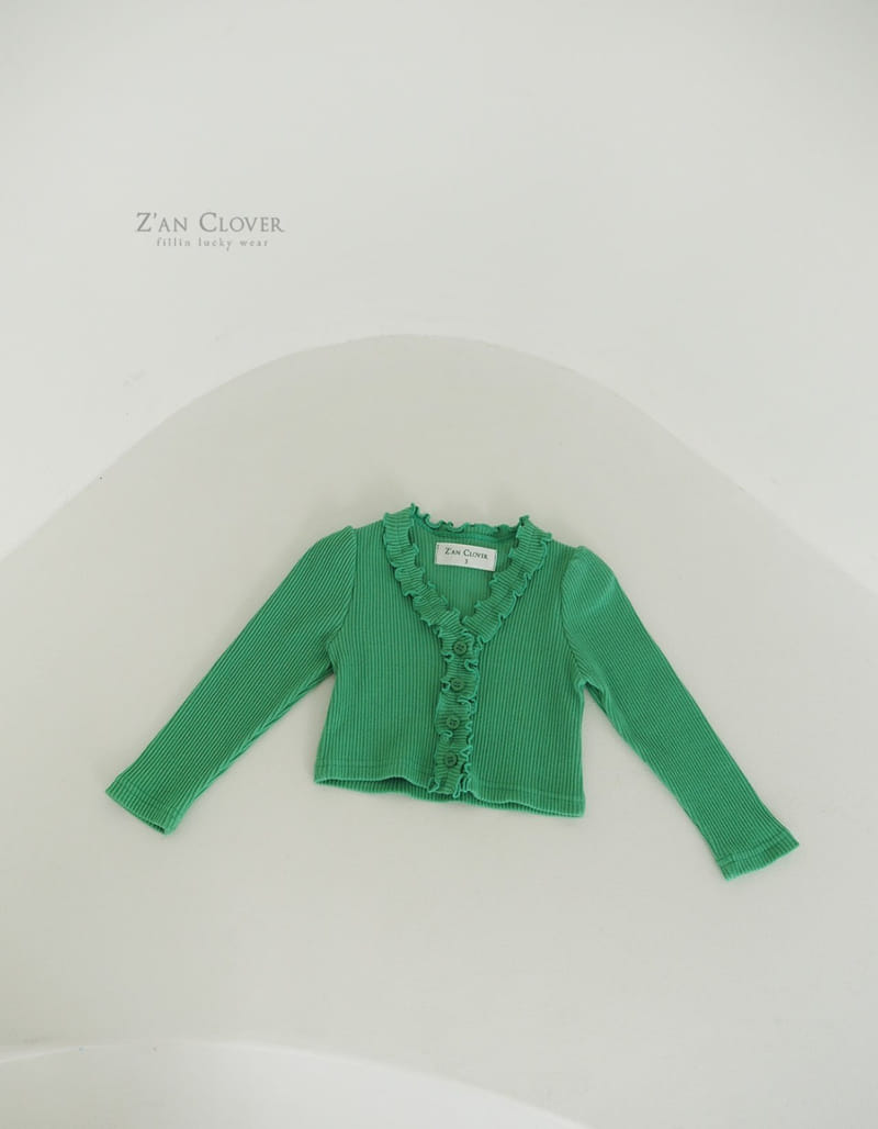 Zan Clover - Korean Children Fashion - #Kfashion4kids - Spring Frill Cardigan - 7