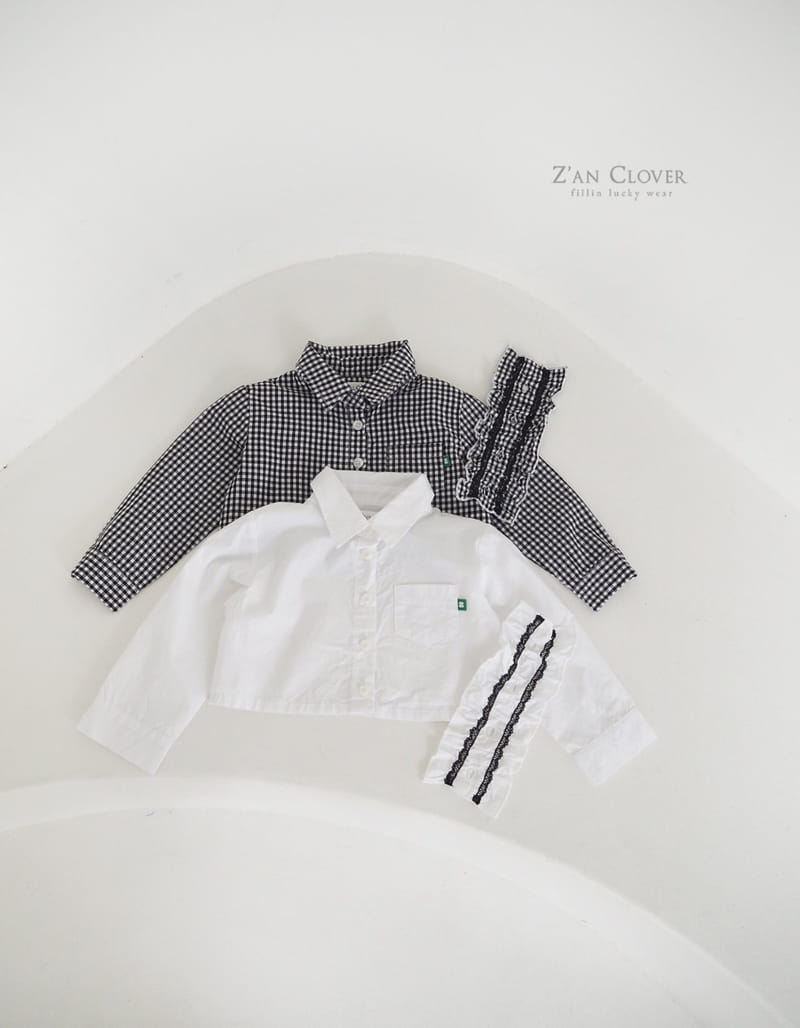 Zan Clover - Korean Children Fashion - #Kfashion4kids - Two In One Crop Shirt - 3