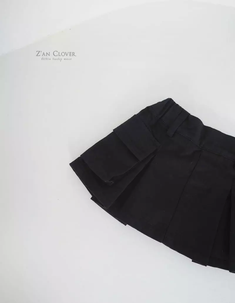 Zan Clover - Korean Children Fashion - #Kfashion4kids - Cargo Pleats Skirt - 10