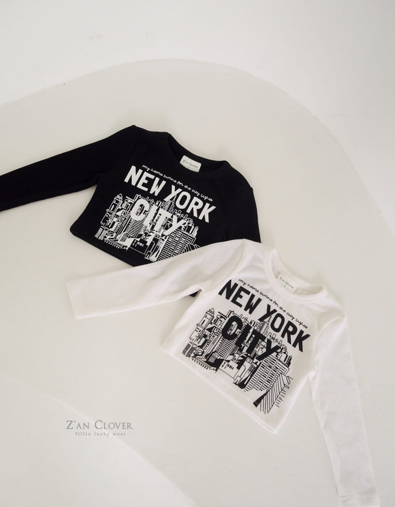 Zan Clover - Korean Children Fashion - #Kfashion4kids - New York Crop Tee - 2