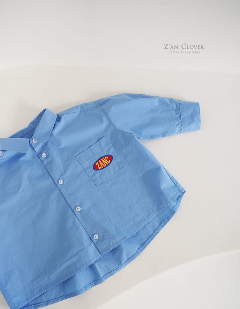 Zan Clover - Korean Children Fashion - #childofig - Embrodiery Wide Shirt - 9