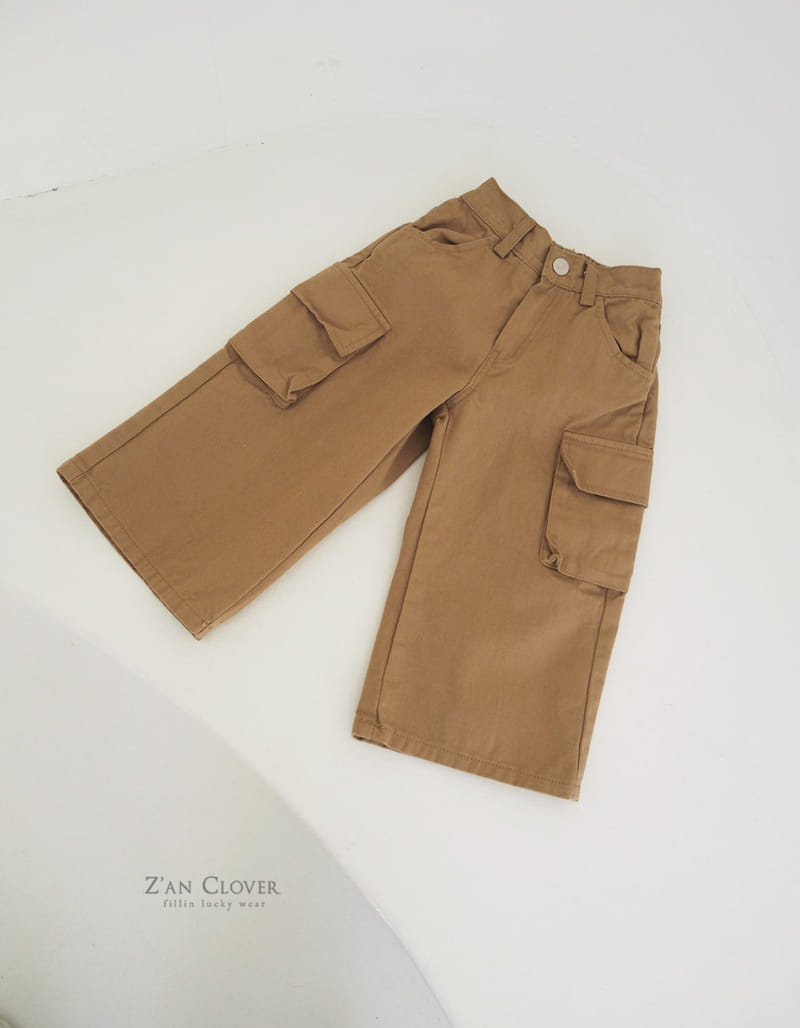 Zan Clover - Korean Children Fashion - #stylishchildhood - Wide Cargo Pants - 4