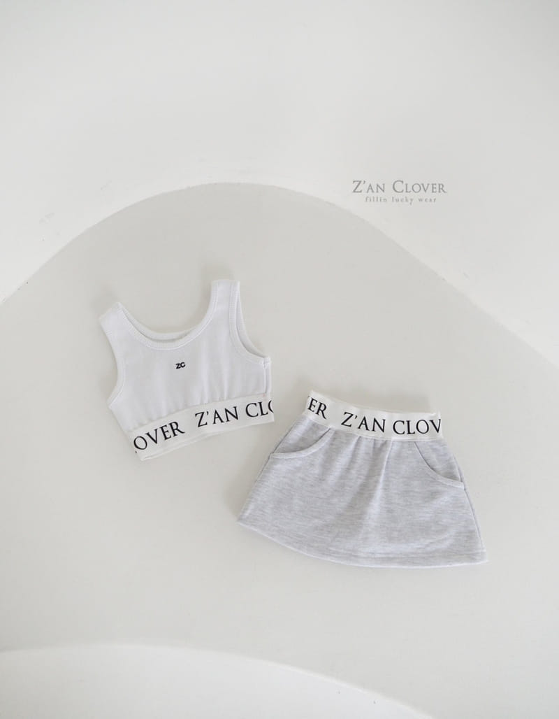 Zan Clover - Korean Children Fashion - #childofig - Banding Terry Skirt - 12