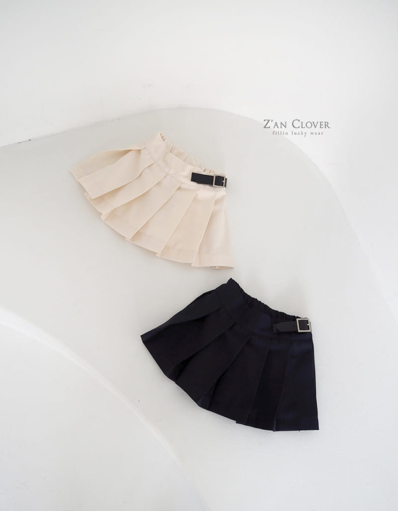 Zan Clover - Korean Children Fashion - #childrensboutique - Preppy Skirt - 2