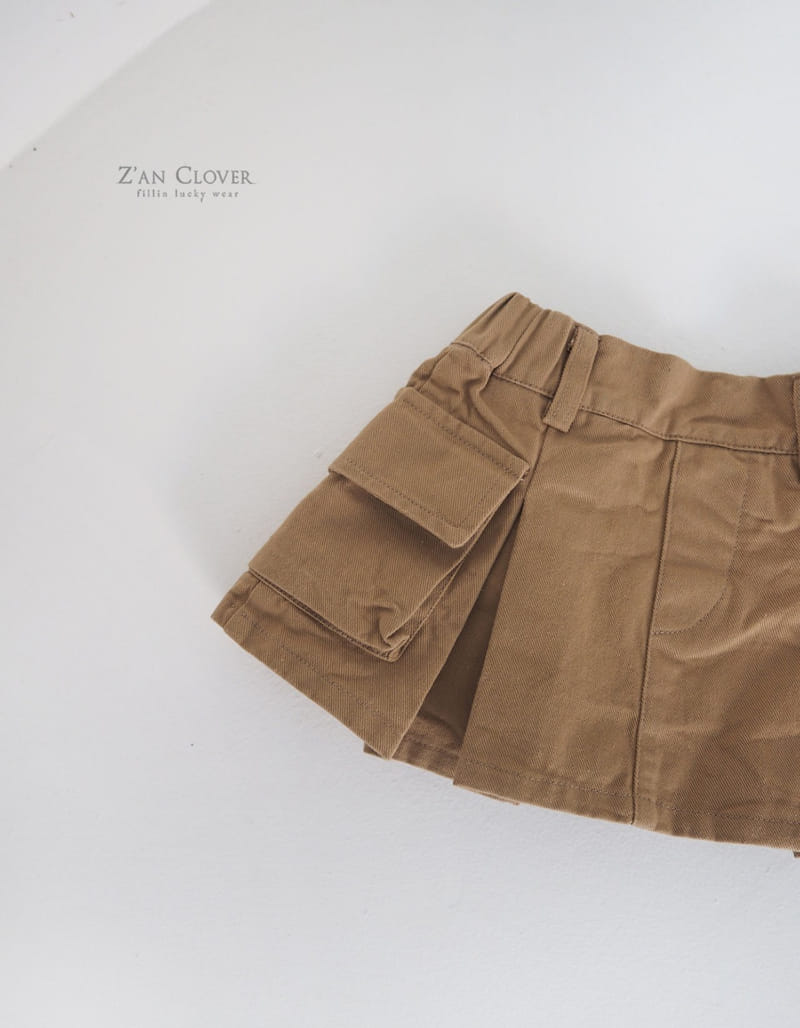 Zan Clover - Korean Children Fashion - #childrensboutique - Cargo Pleats Skirt - 4