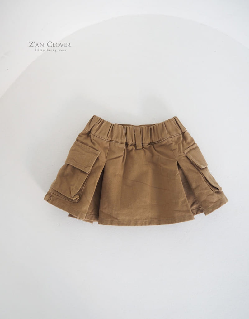 Zan Clover - Korean Children Fashion - #discoveringself - Cargo Pleats Skirt - 5