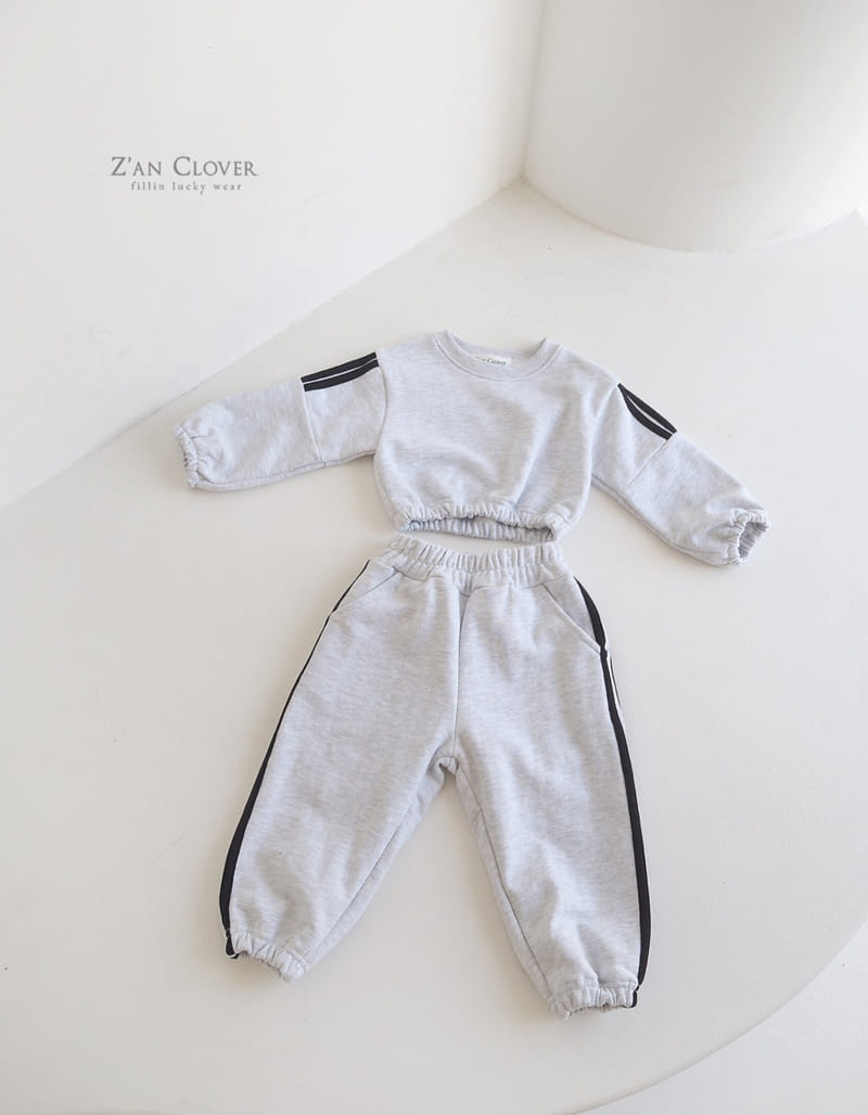 Zan Clover - Korean Children Fashion - #fashionkids - Line Crop Set-up - 5