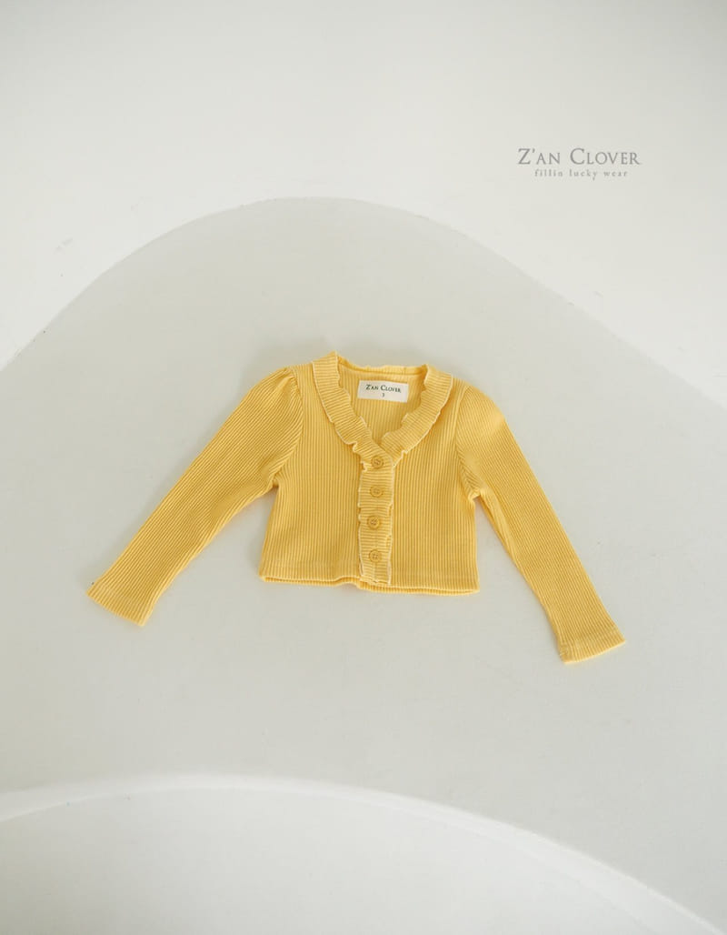 Zan Clover - Korean Children Fashion - #fashionkids - Spring Frill Cardigan - 3