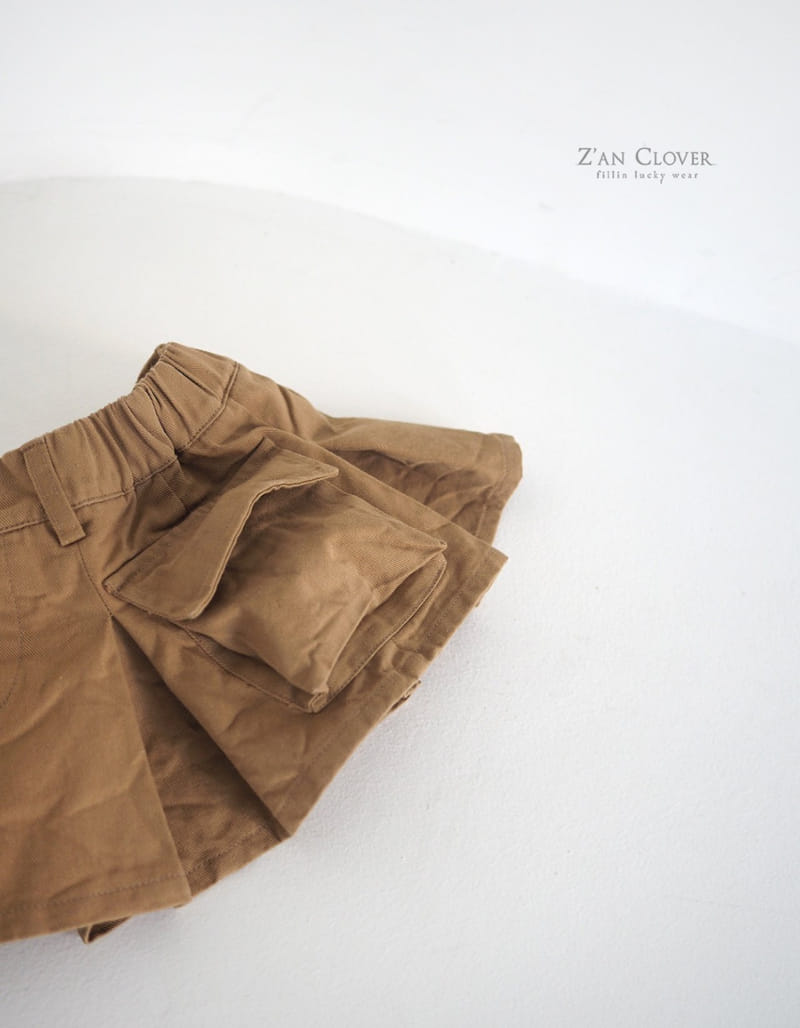 Zan Clover - Korean Children Fashion - #kidsshorts - Cargo Pleats Skirt - 7