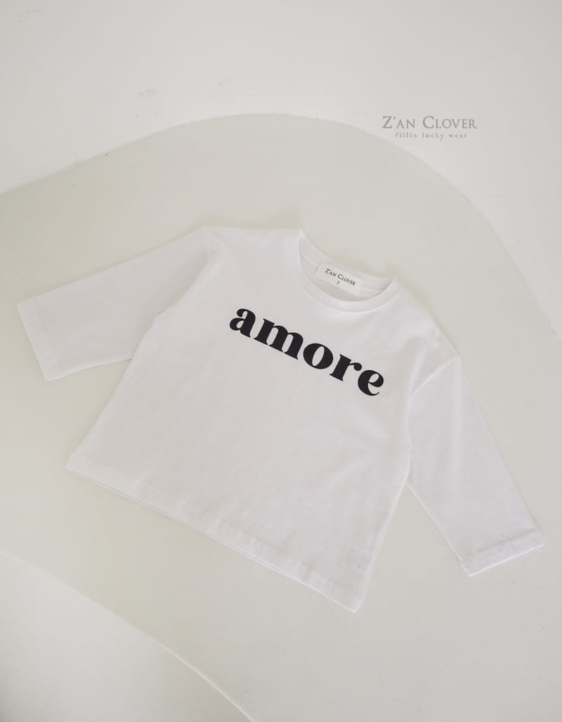 Zan Clover - Korean Children Fashion - #kidsshorts - Amore Tee - 4