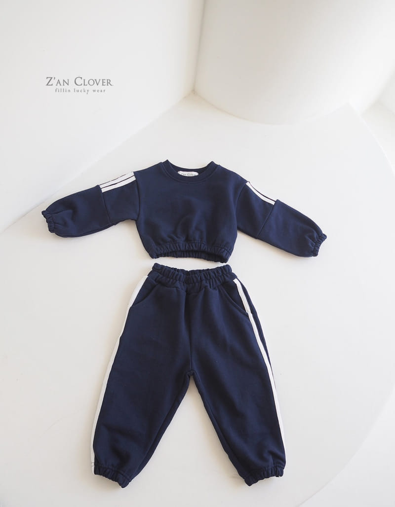 Zan Clover - Korean Children Fashion - #kidzfashiontrend - Line Crop Set-up - 8