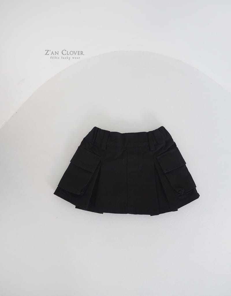 Zan Clover - Korean Children Fashion - #kidzfashiontrend - Cargo Pleats Skirt - 9