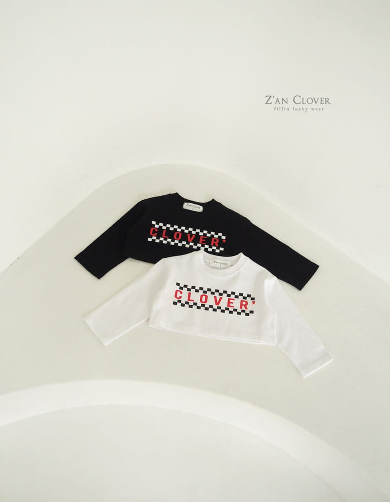 Zan Clover - Korean Children Fashion - #littlefashionista - Clover Crop Tee - 2