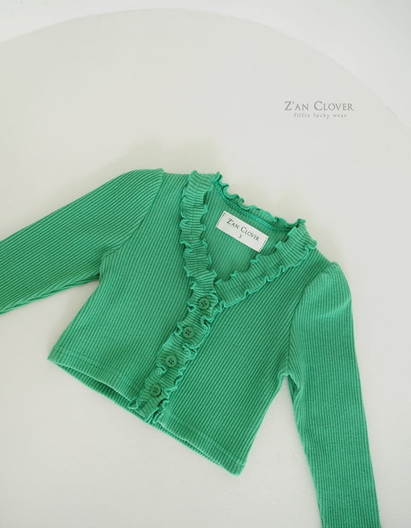 Zan Clover - Korean Children Fashion - #littlefashionista - Spring Frill Cardigan - 8