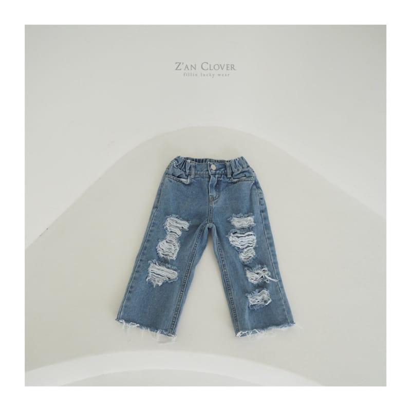 Zan Clover - Korean Children Fashion - #littlefashionista - Wide Vintage Pants