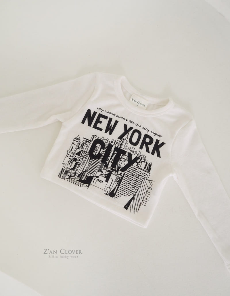 Zan Clover - Korean Children Fashion - #littlefashionista - New York Crop Tee - 4