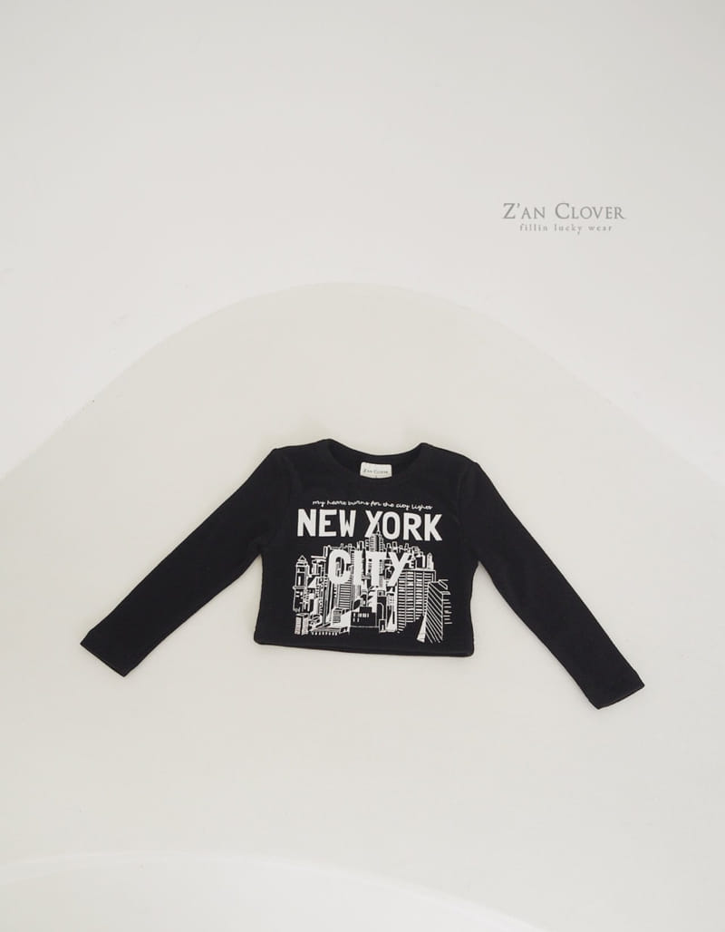 Zan Clover - Korean Children Fashion - #prettylittlegirls - New York Crop Tee - 6