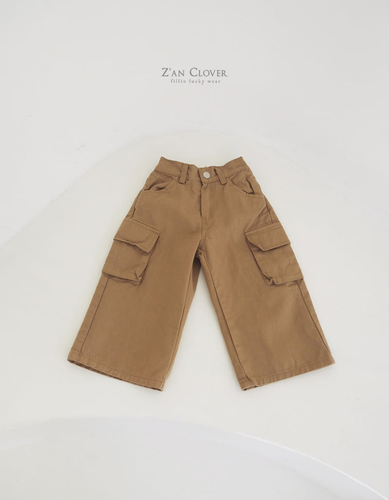 Zan Clover - Korean Children Fashion - #stylishchildhood - Wide Cargo Pants - 3