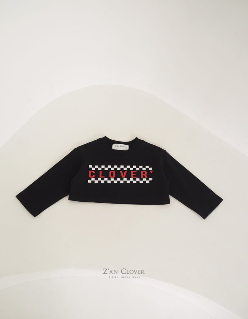 Zan Clover - Korean Children Fashion - #todddlerfashion - Clover Crop Tee - 6