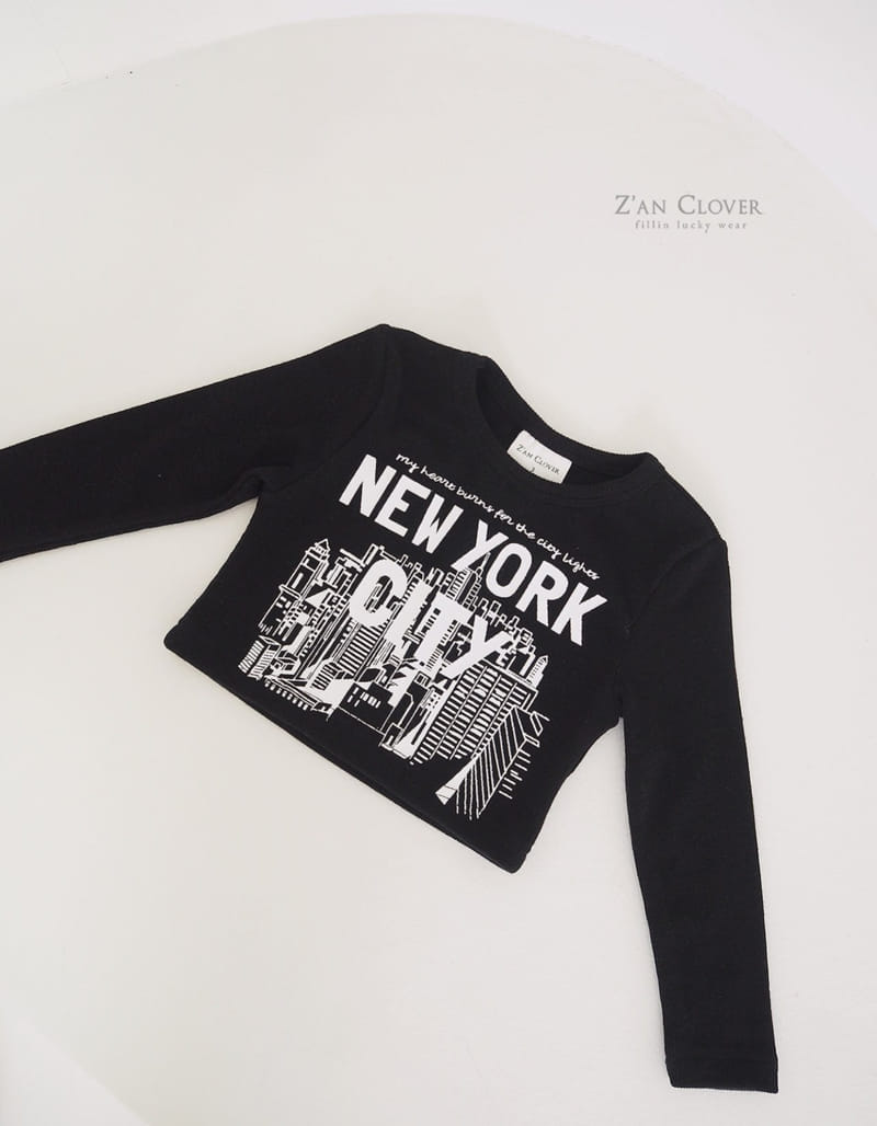 Zan Clover - Korean Children Fashion - #todddlerfashion - New York Crop Tee - 7