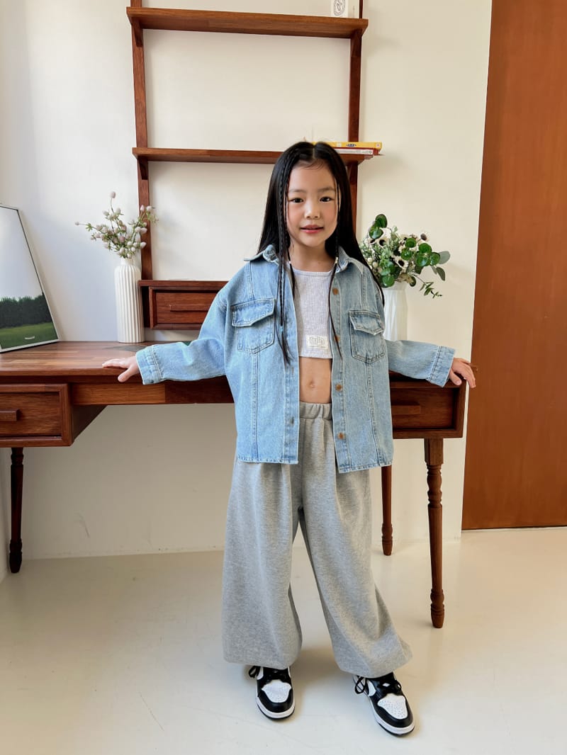 a-Market - Korean Children Fashion - #Kfashion4kids - Out Denim Shirt - 7