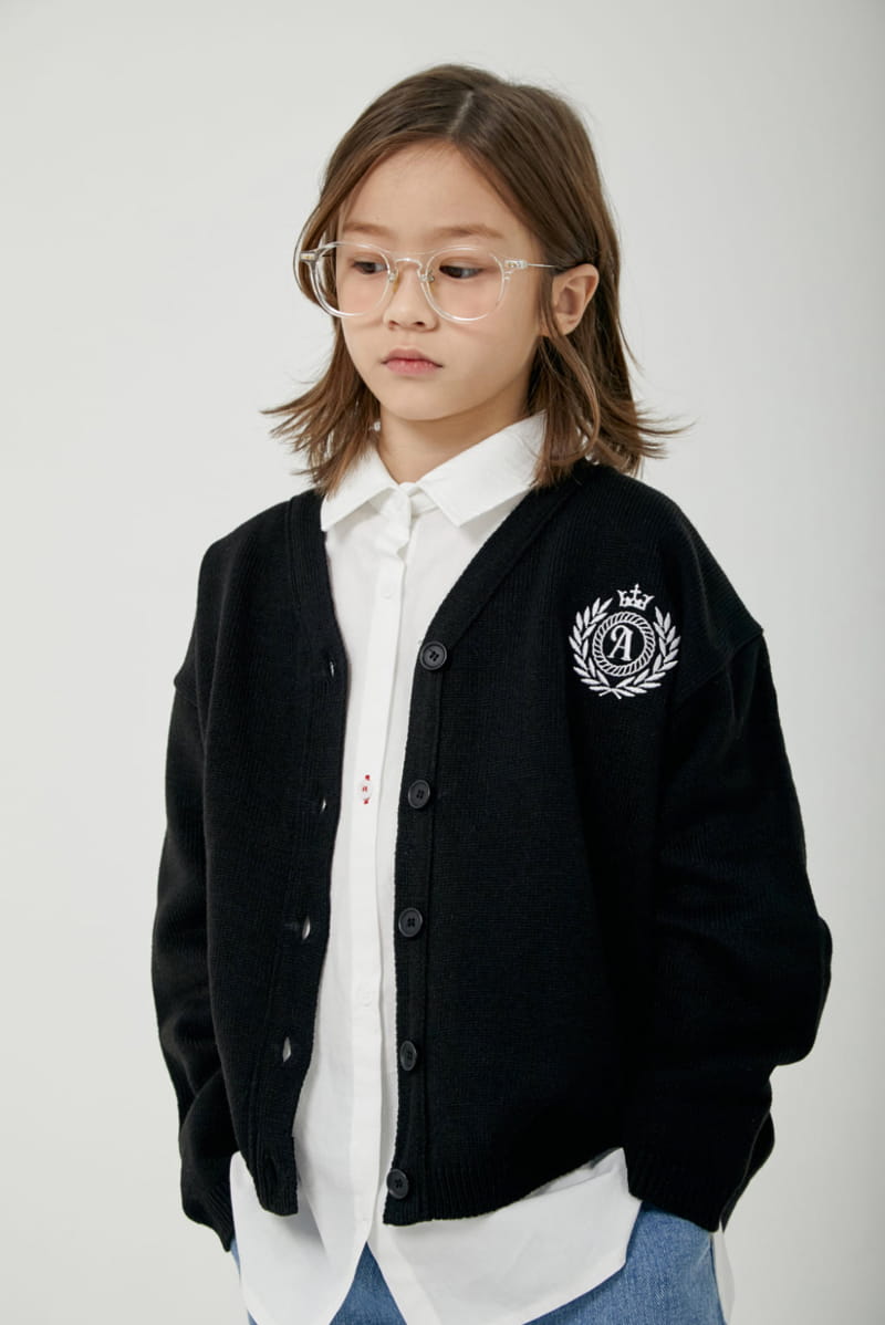 a-Market - Korean Children Fashion - #Kfashion4kids - A Embrodiery Cardigan - 3